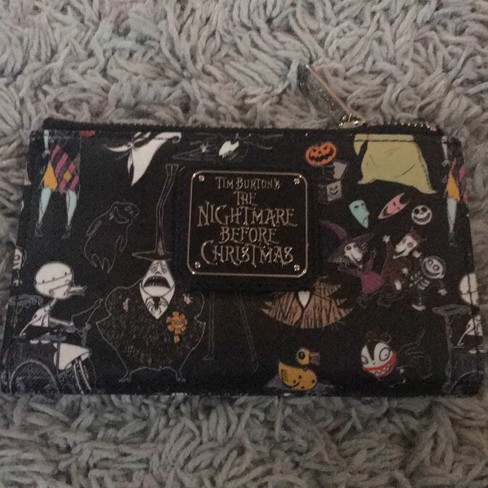 Black nightmare before Christmas wallet